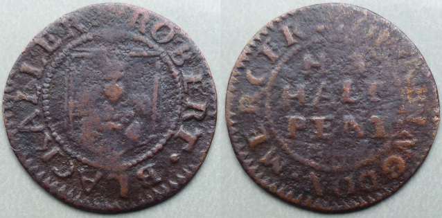 Abingdon, Robert Blackaller halfpenny N55